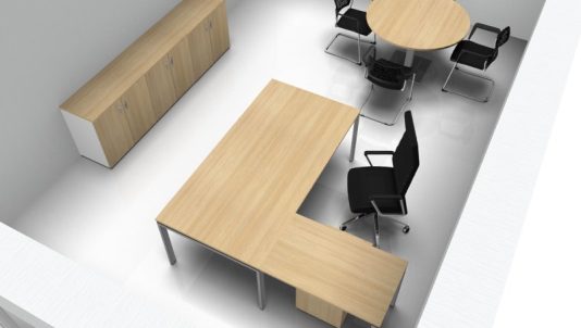Visuel d'aménagement de bureau